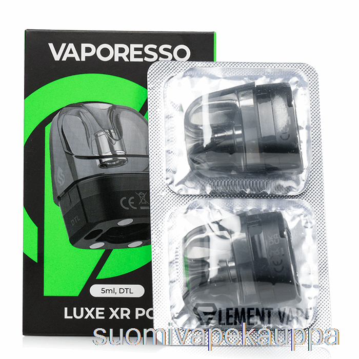 Vape Netistä Vaporesso Luxe Xr ​​vaihtokotelot 5ml Dtl Pods